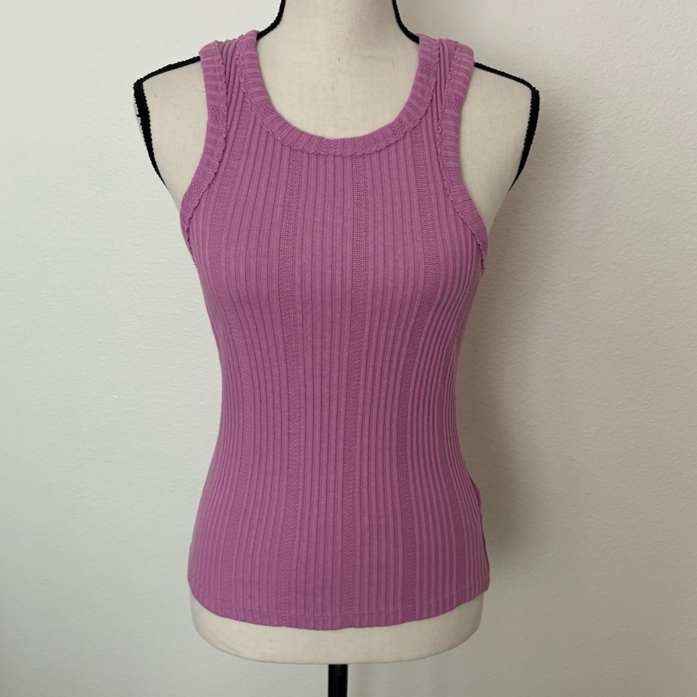 Anthropologie Ribbed Fitted Tank
